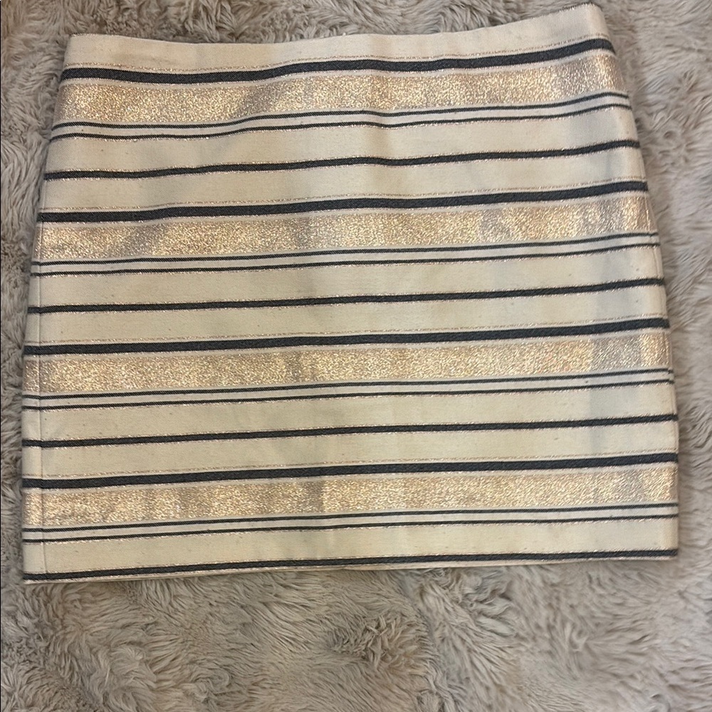 J. Crew Cream Mini Pencil Skirt for Cocktail